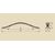 Ручка скоба для мебели Sagittario FS-135 096, 96 мм, золото прованс/1013 жемчужно- белый матовый (ТЗ). - 2