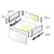 655-7W50-152-00 Выдвижной ящик Tekform slimline DW145 500 мм, стекло, белый - 4