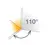 701-0AT0-054-00 Петля T-type Glissando 110/45/0 мм - 2