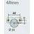 701-0CS0-956-00 Петля T-type-i TeraBlack Glissando 110/48/9 - 5