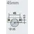 701-0DT0-956-00 Петля T-type-i TeraBlack Glissando 110/45/17 - 9