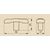 Ручка для мебели кнопка Sagittario FB-061 000, 0 мм, золото прованс/1013 жемчужно-белый матовый (ТЗ) - 1