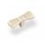 Ручка для мебели кнопка Sagittario FB-061 000, 0 мм, золото прованс/1013 жемчужно-белый матовый (ТЗ)