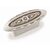 Ручка для мебели кнопка Sagittario FM-086 032, 32 мм, серебро прованс/9003 белый матовый (ТЗ)
