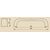 Ручка скоба для мебели Sagittario FS-190 096, 96 мм, серебро прованс 9003 белый матовый (ТЗ). - 1