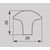 Ручка кнопка для мебели Валмакс FB-060 000, 0 мм, бронза старая (ТЗ). - 1