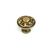 Ручка кнопка для мебели Bosetti Marella Патина, 30 мм, золото. Арт: 24401.03001.54