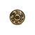 Ручка кнопка для мебели Bosetti Marella Патина, 30 мм, золото. Арт: 24401.03001.54 - 2
