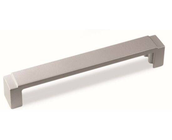Ручка скоба для мебели Валмакс FS-040 128 St, 128 мм, сатин светлый (ТЗ).
