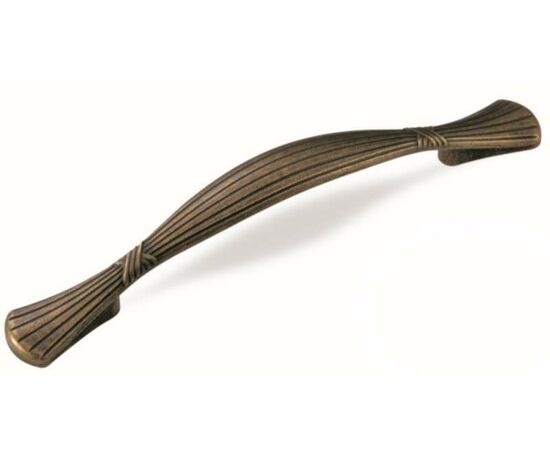 Ручка скоба для мебели Sagittario FS-135 096, 96 мм, бронза старая (ТЗ).