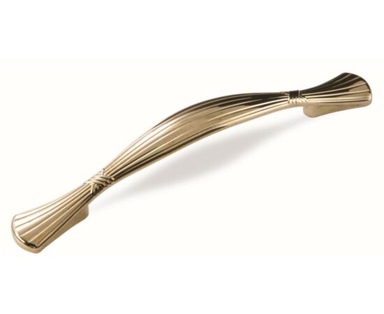 Ручка скоба для мебели Sagittario FS-135 096, 96 мм, золото (ТЗ).