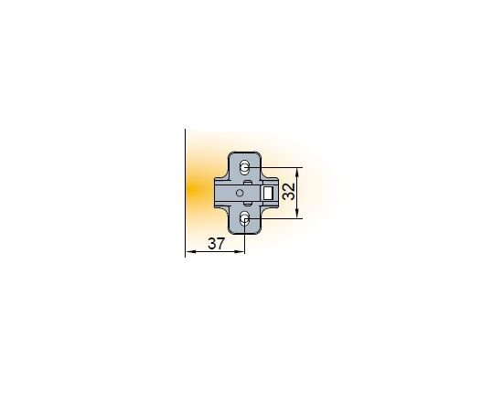 242-0976-054-00 Петля S-type i3 с доводчиком Glissando 110/45/9 мм - 3