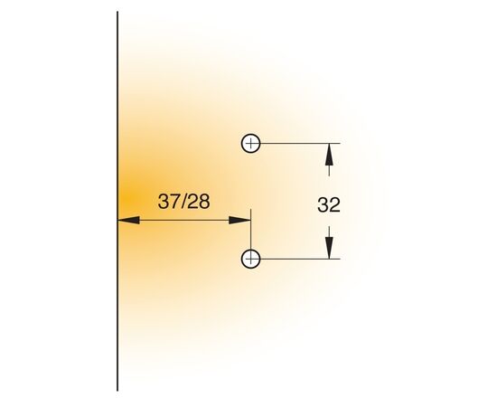 244-0656-050-00 Монтажная планка петли MINI F3 мм - 2