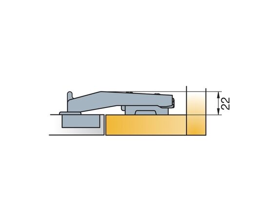 248-0748-050-ST Петля S-type для фальшпанели 110/52/18 мм - 5