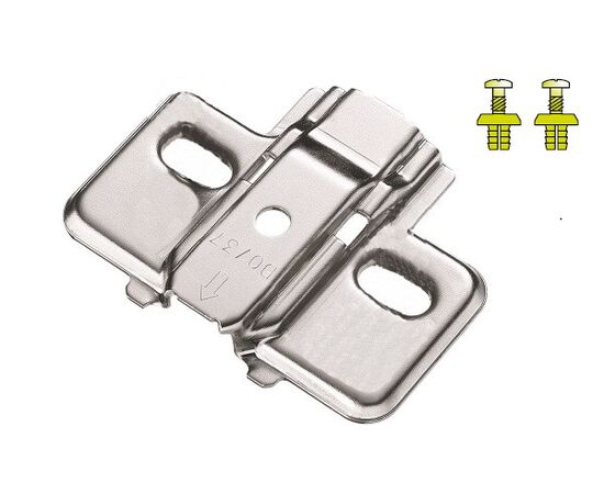 700-0NF0-054-00 Монтажная планка петли T-type F0 мм крест. с дюбелем 5x10,5 мм