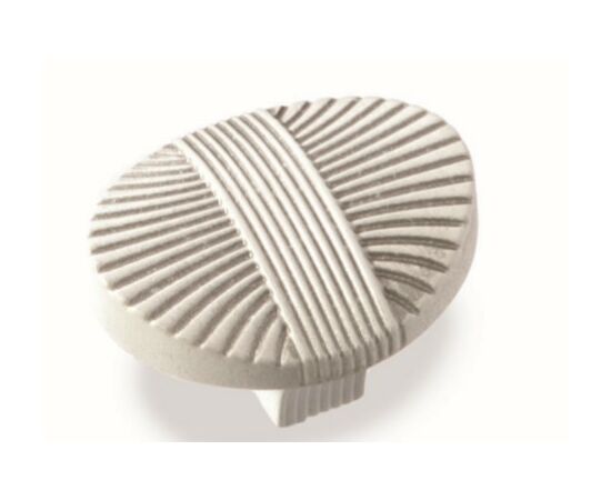 Ручка кнопка для мебели Валмакс FB-023 000, 0 мм, серебро прованс 9003 белый матовый (ТЗ).