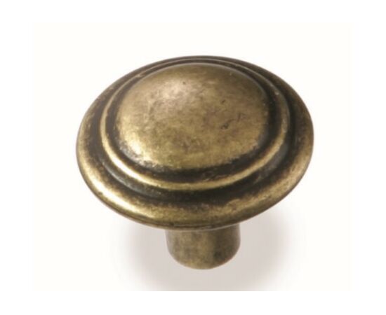 Ручка кнопка для мебели Валмакс FB-060 000, 0 мм, бронза старая (ТЗ).