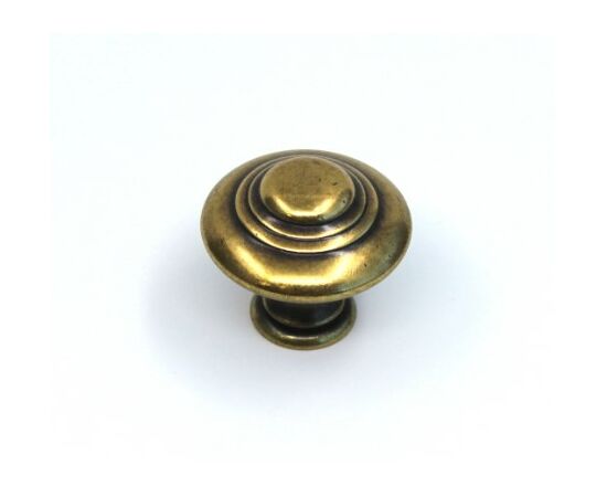 Ручка кнопка для мебели Bosetti Marella Валенсия, 0 мм, бронза. Арт: 24487.03001.07