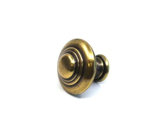 Ручка кнопка для мебели Bosetti Marella Валенсия, 0 мм, бронза. Арт: 24487.03001.07 - 2