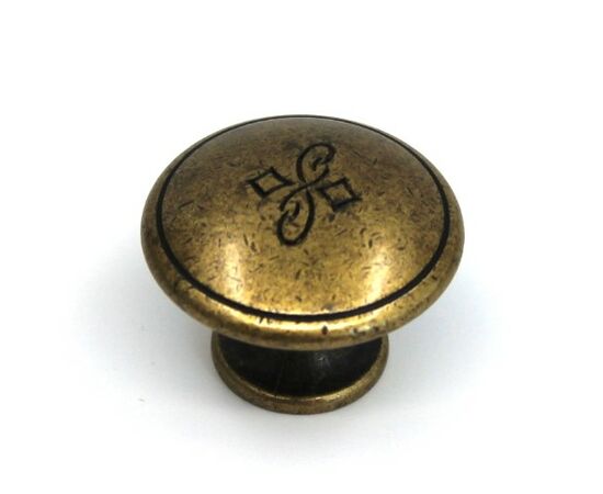 Ручка кнопка для мебели Bosetti Marella Флоренция, 0 мм, бронза. Арт: 24130Z03000.09