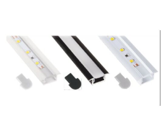 Профиль для LED ленты PROFIL INLINE MINI XL 2 м белый, молочный рассеиватель арт.PROF-INLINEM-XL-OP-2M-B