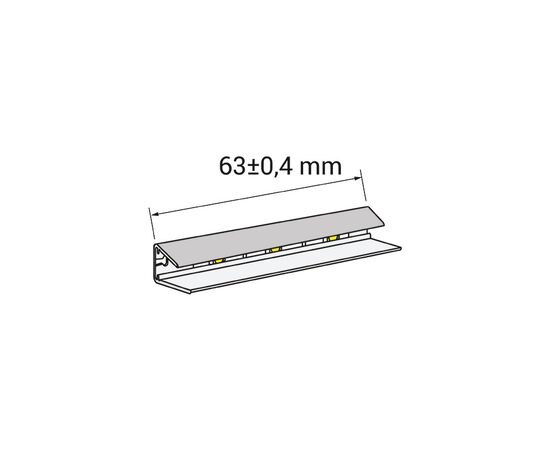 Светодиодный светильник Klips LED 0,25 W/12VDC пластиковый 6000К с 2метровым проводом и миниконнек арт.KLIPS-TR-BZ - 5