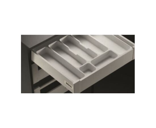 Лоток для столовых приборов, 450 мм, цвет серый арт.650-8881-380-00