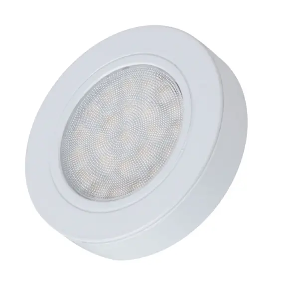 OVAL-2W-BI-DY-60K-01 Светильник LED OVAL накладной  2,0W 12VDC 6000K, провод 2 м, белый