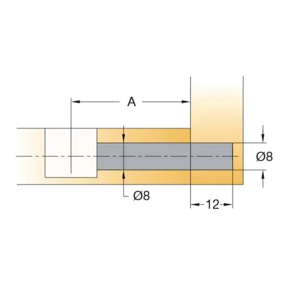 009537-885-K06 Эксцентриковая стяжка, комплект (005554+009537) - 5