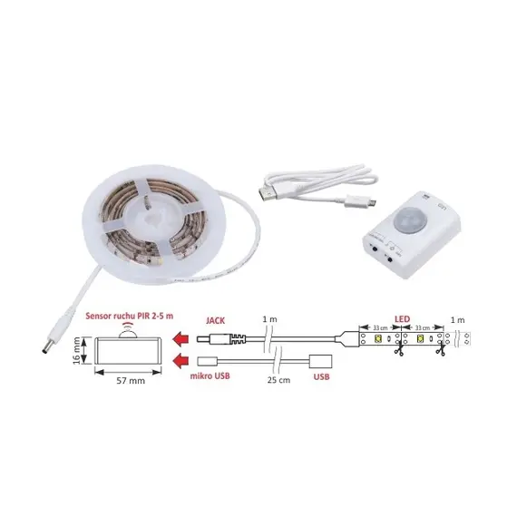 BLIX-1M-40K-01 LED лента BLIX LED 1 м 4000К 2,5W/1m - 2