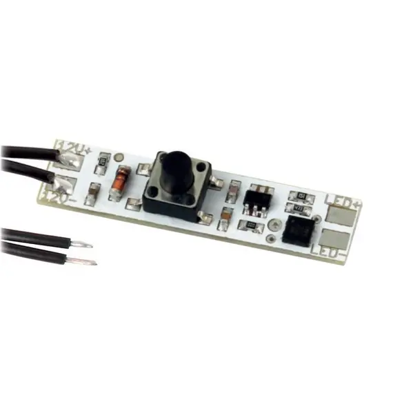 WYL-MS60-02W Выключатель в LED профиль MS60 Micro Switch 12VDC 60W, провод 2 м