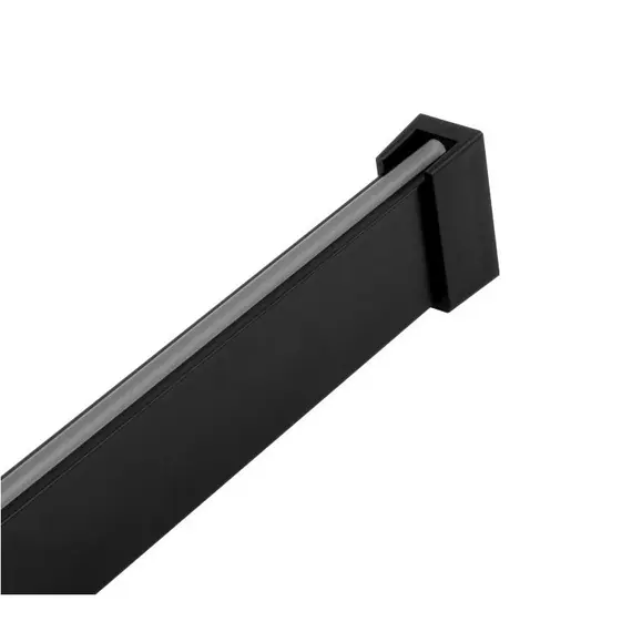 PROF-REL-S-CZ-OP-2M Профиль Reling Slim 2 м, черный, молочный рассеиватель - 3