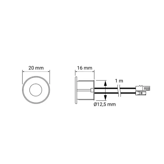 WYL-SENS-24W-CH-02 Выключатель сенсорный LED 12VDC 24W хром - 1