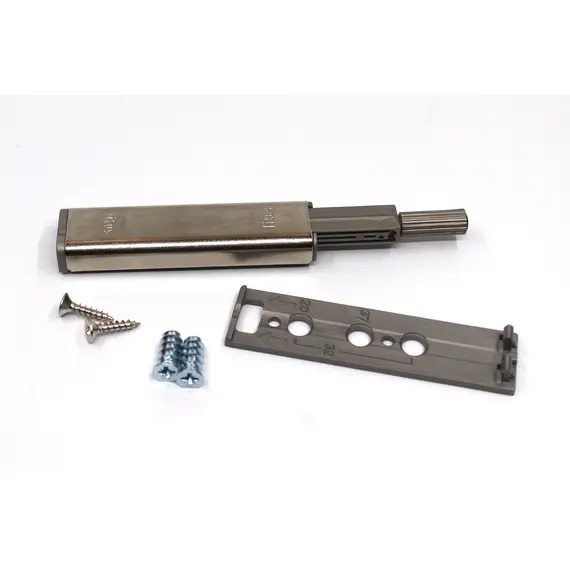 915-0X59-381-K2-DIY-4 Толкатель PUSH LATCH c прямой пластиной + 2 винта + 2 шурупа