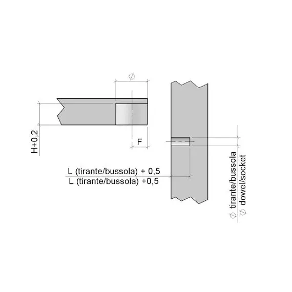 TI20ZL0000016 Дюбель d5х7,5 мм M6euro (замак) - 4