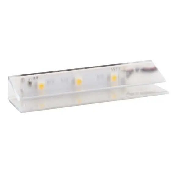 KLIPS-P-2835-COM-60K-01 Светильник LED KLIPS пластиковый 0,4W 12VDC 6000К LED2835, провод 2 м, мини-коннектор - 1