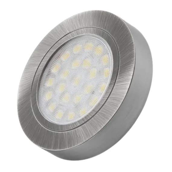 OVAL-2W-AL-DY-30K-01 Светильник LED OVAL накладной 2,0W 12VDC 3000K, провод 2 м, алюминий