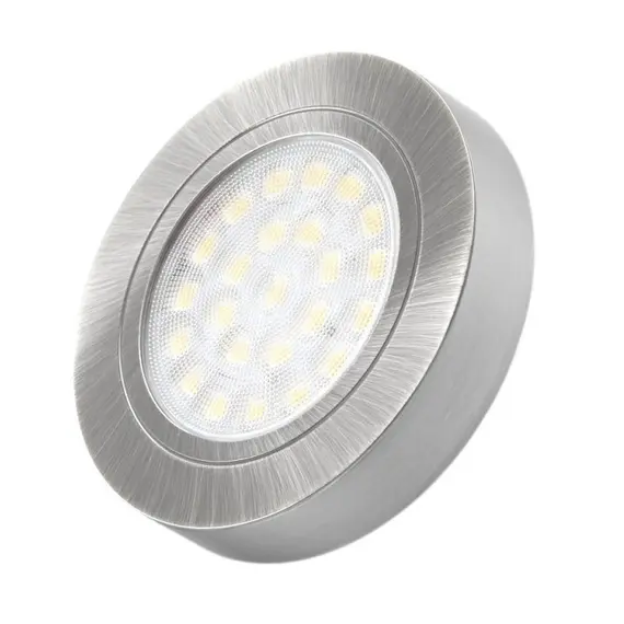 OVAL-2W-SD-DY-60K-01 Светильник LED OVAL накладной  2,0W 12VDC 6000K, провод 2 м, алюм. матовый