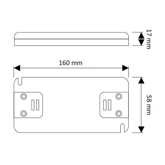 TRA-S-50W-T-01 Блок питания SLIM LED PREMIUM 50W 12VDC, без проводов - 1