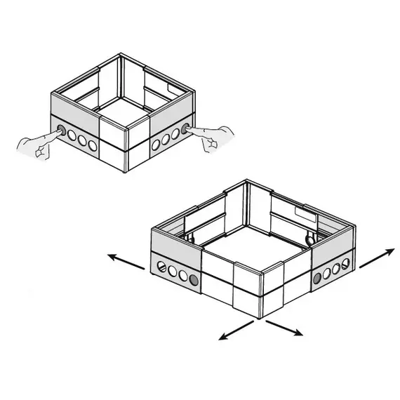 2160.91.30511 Разделитель для ящика от 300 мм EasyFlex Ninka - 4