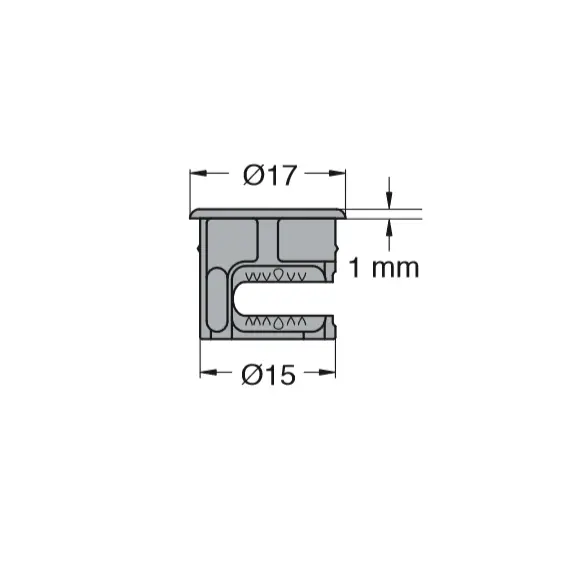 005659-885-300 Эксцентрик CAM2000 15X13 мм с фланцем, для плиты 19 мм - 3