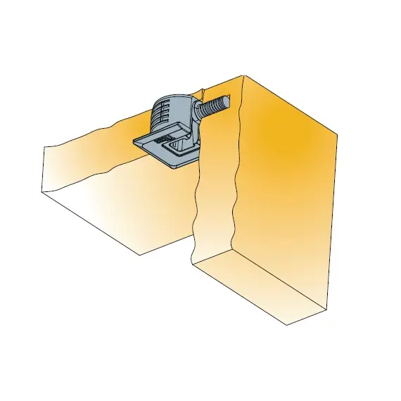 006621-861-001 Эксцентрик SYSTEM 6 Wedgefix Quickfit 16 мм, шлиц сверху, серебро - 2