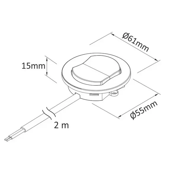 WYL-WM230-W-01 Выключатель WM230, провод 2 м - 1