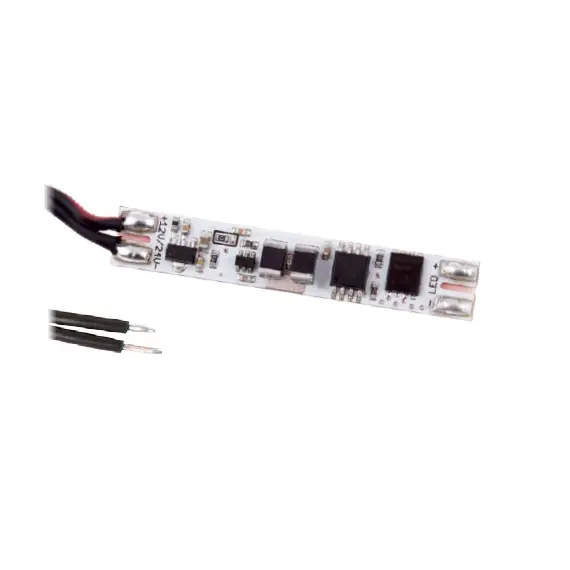 WYL-SC60-NI-02W Выключатель с диммером в LED профиль SC60 12VDC 5A, провод 2 м