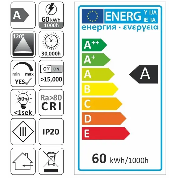 R-2835-600-20-60K-02 LED лента PREMIUM 600 LED 2835 IP20 10 мм 6000К 60W/5m - 3