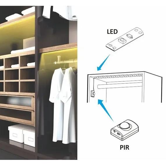 BLIX-1M-40K-01 LED лента BLIX LED 1 м 4000К 2,5W/1m - 4