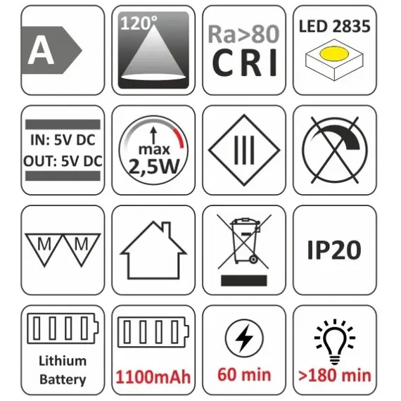 BLIX-1M-40K-01 LED лента BLIX LED 1 м 4000К 2,5W/1m - 5