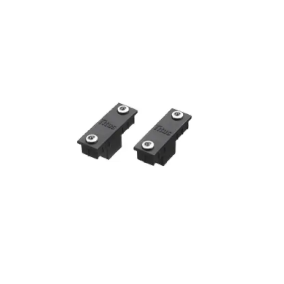 655-8016-390-00 Зажим с лого (2 шт.) для ящиков Tekform slimline 70 мм, черный