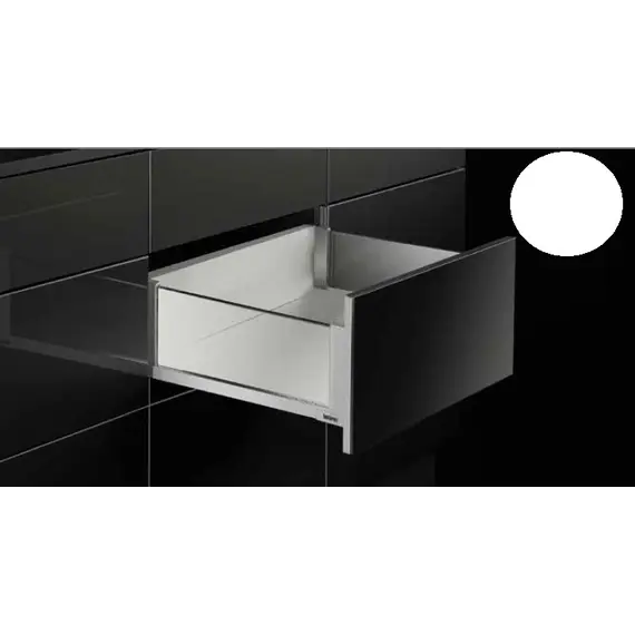 655-7W50-152-00 Выдвижной ящик Tekform slimline DW145 500 мм, стекло, белый