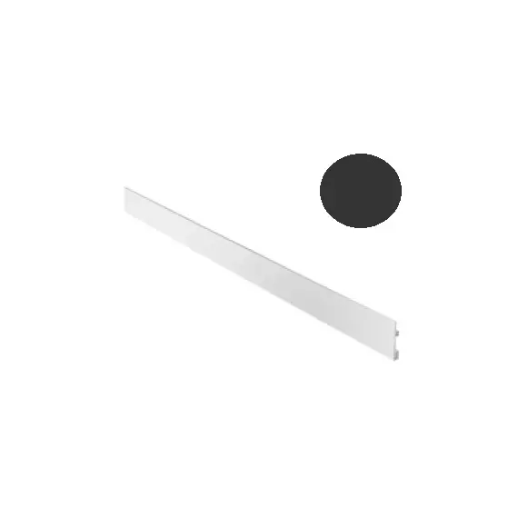 655-8085-515-00 Панель фронтальная внутренняя для ящиков Tekform slimline DW70/145/182 со стеклом, антрацит